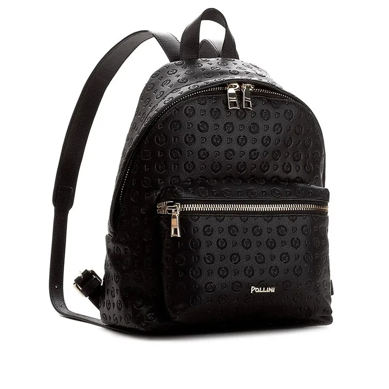 Zaino Donna POLLINI linea Heritage Embossed Nero