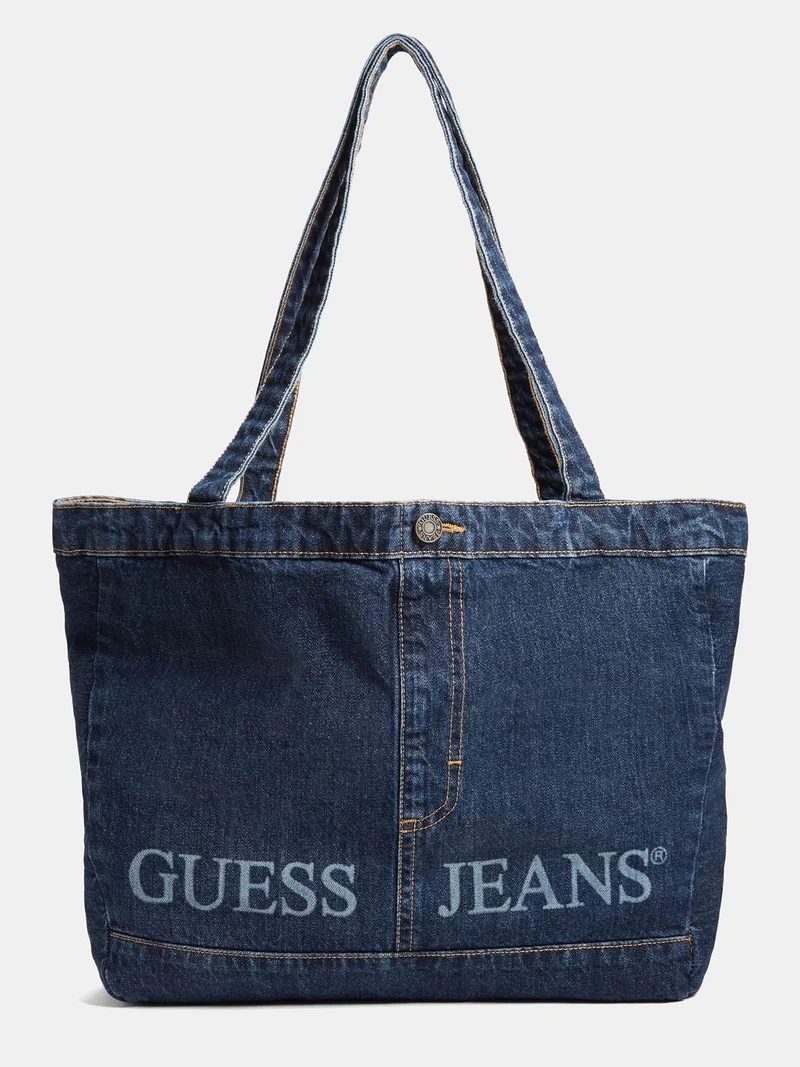 GUESS GJ DENIM TOTE BAG