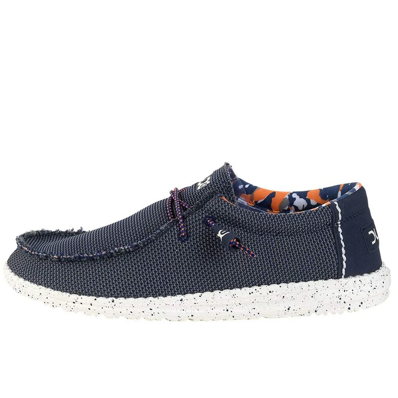 Scarpe Uomo HEY DUDE linea Wally Sox Colore Blue Multi