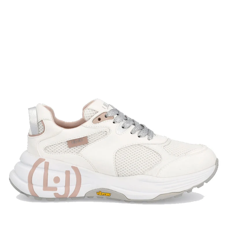 Scarpe Donna LIU JO Sneakers Running in Mesh colore Bianco