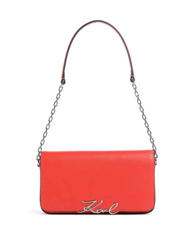Karl Lagerfeld K/Signature Borsa a spalla grapefruit