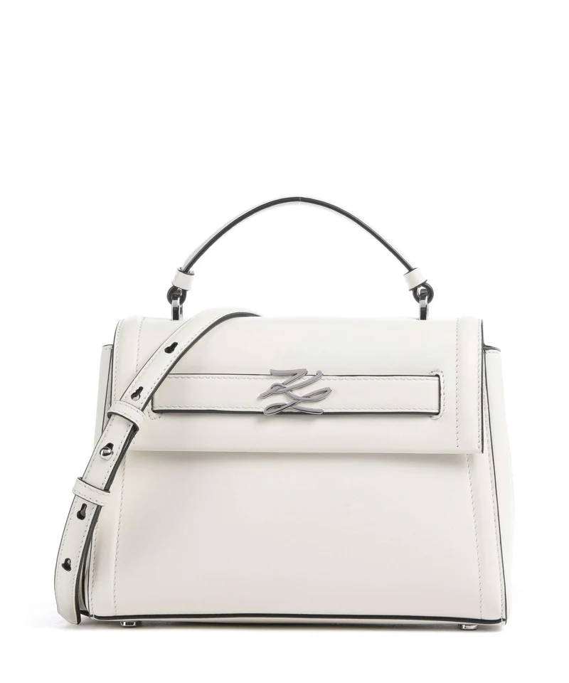Karl Lagerfeld K/Autograph Small Borsa a mano off white
