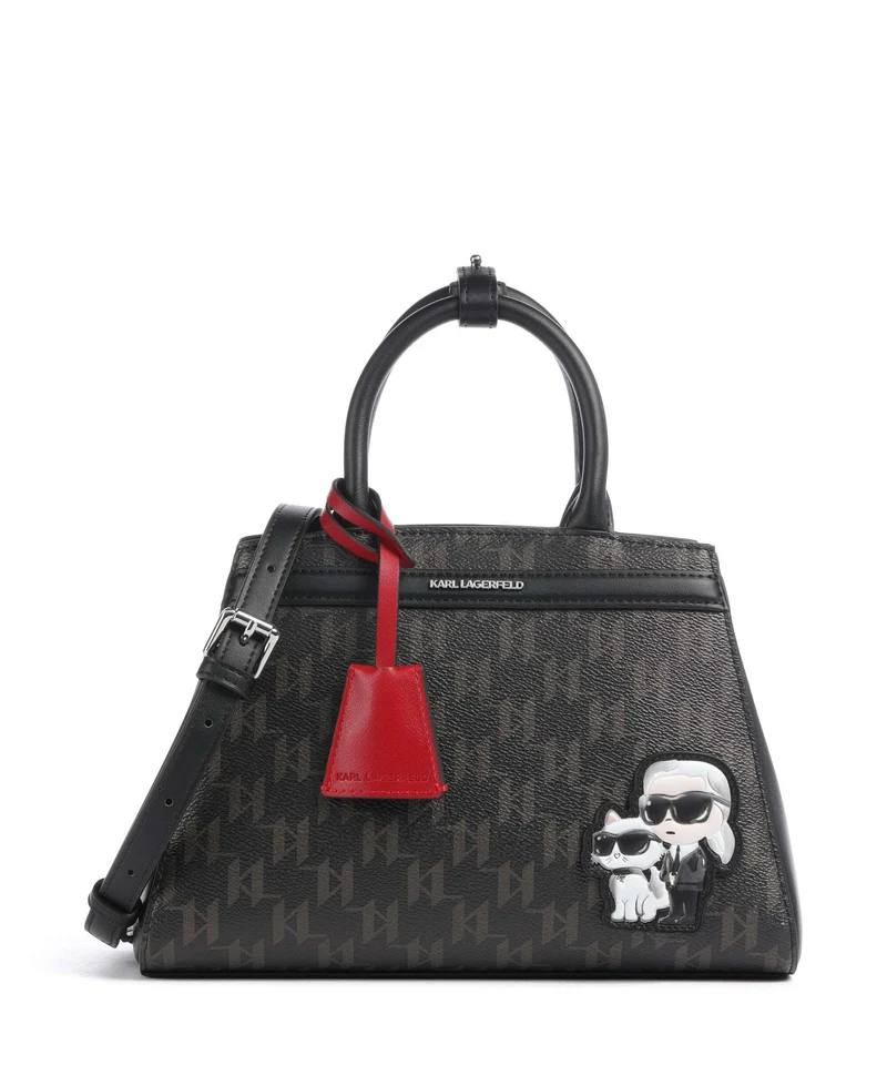 Karl Lagerfeld Ikon Monogram Borsa a mano brown/kl mono