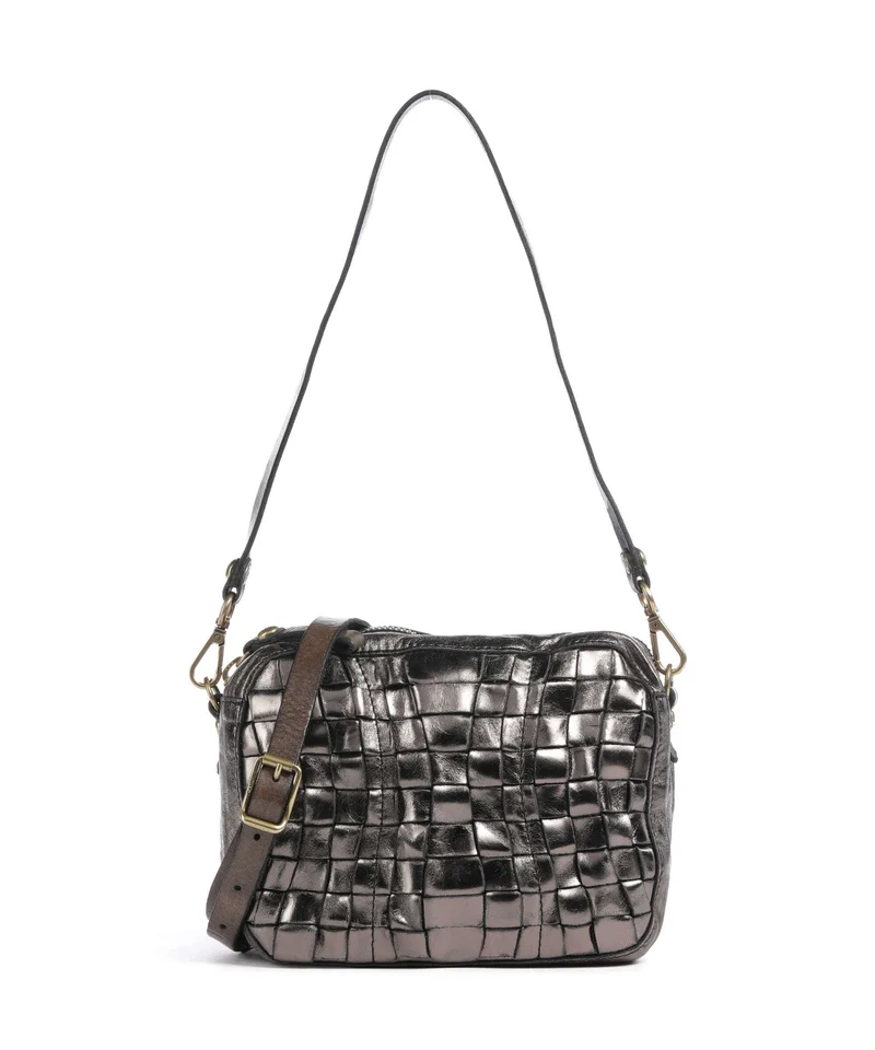 Campomaggi Borsa a spalla lead grey