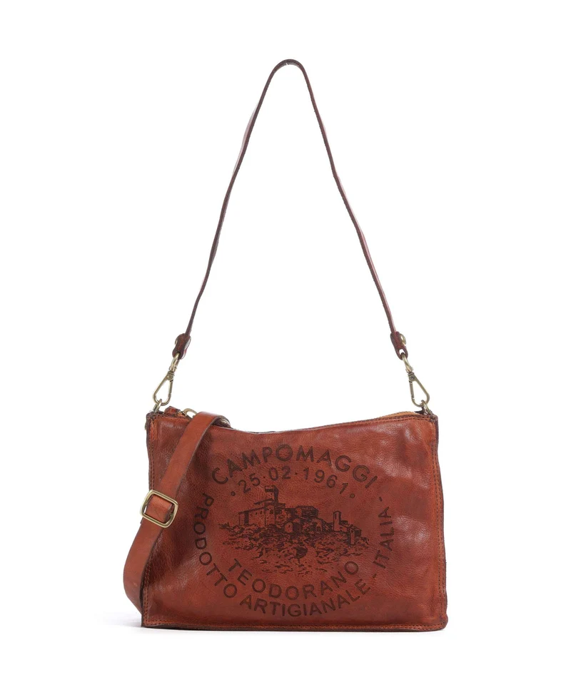 Campomaggi Borsa a spalla cognac