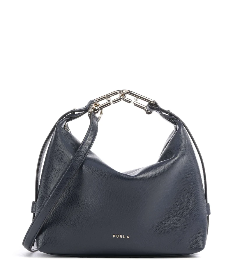 Furla Tonie Mini Borsa a spalla mediterraneo