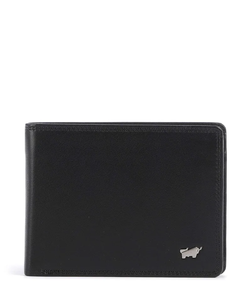 Braun Büffel Golf Portafoglio schwarz