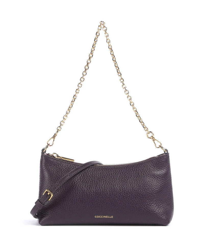 Coccinelle Aura Borsa a spalla prune