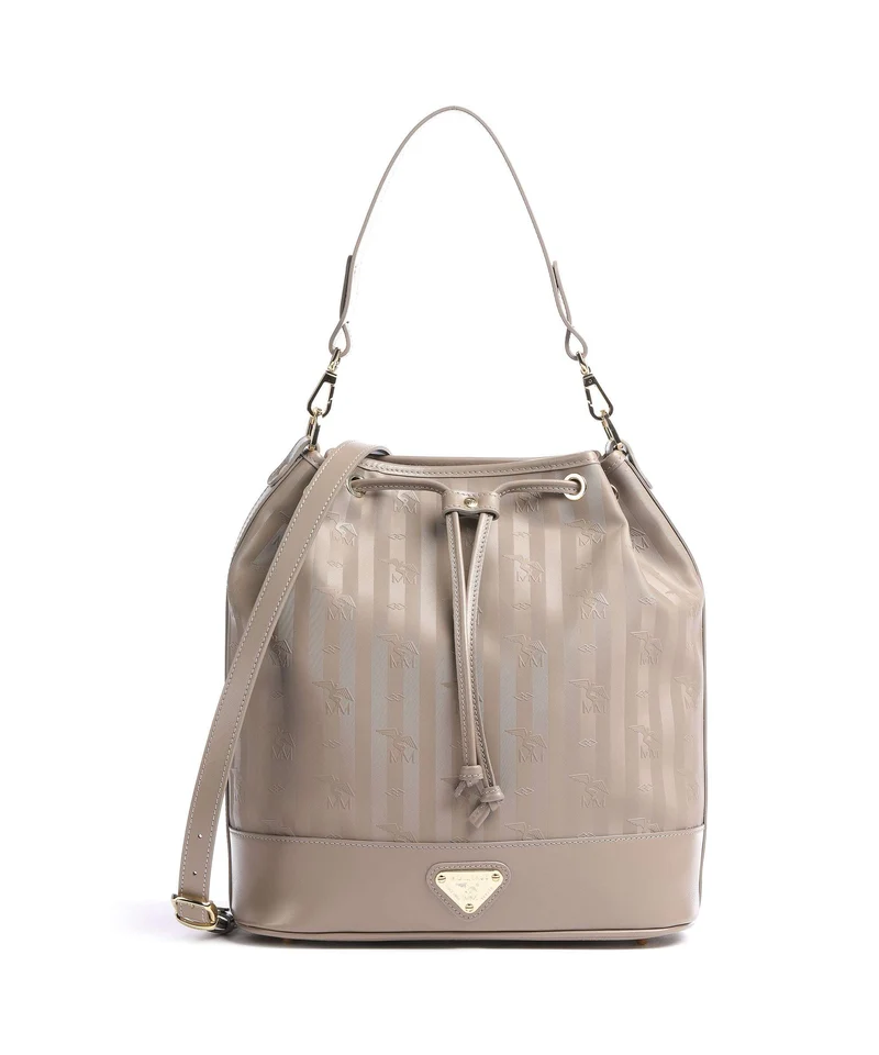 Maison Mollerus Vinerus Niesen Borsa a secchiello taupe