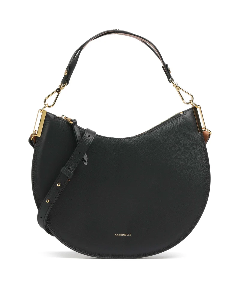 Coccinelle Sunup Borsa hobo noir/cuir