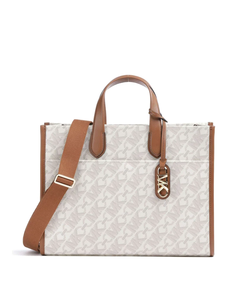 Michael Kors Gigi Borsa a mano vanilla/luggage