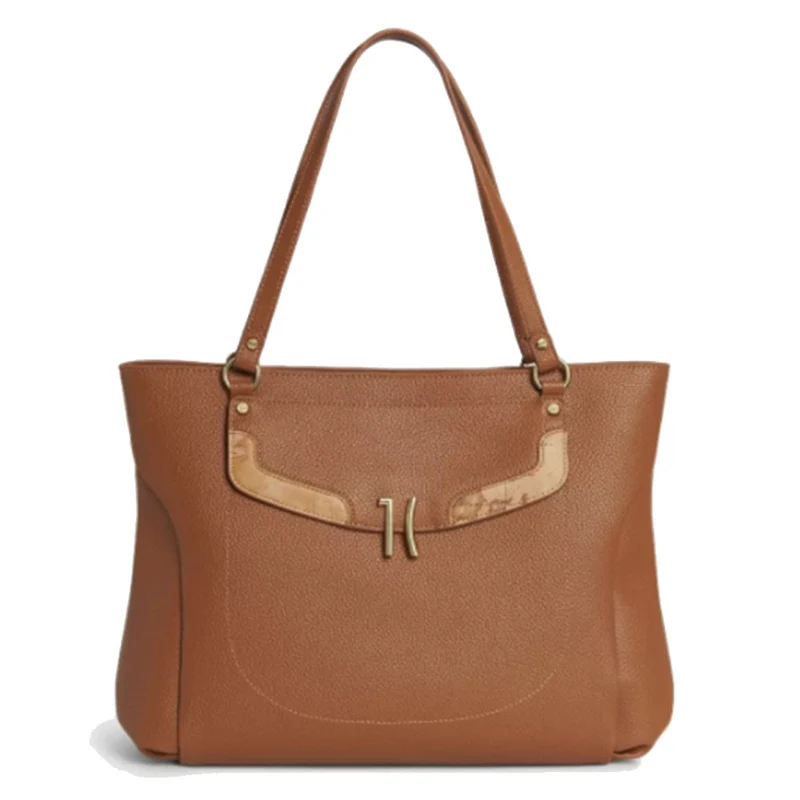 Borsa Donna Shopper 1A Classe Alviero Martini linea Geo Amante color Castagna GT28