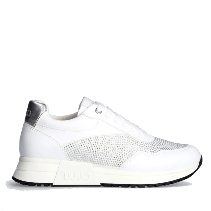 Scarpe Donna LIU JO Johanna 02 Sneakers Running con Strass colore Bianco