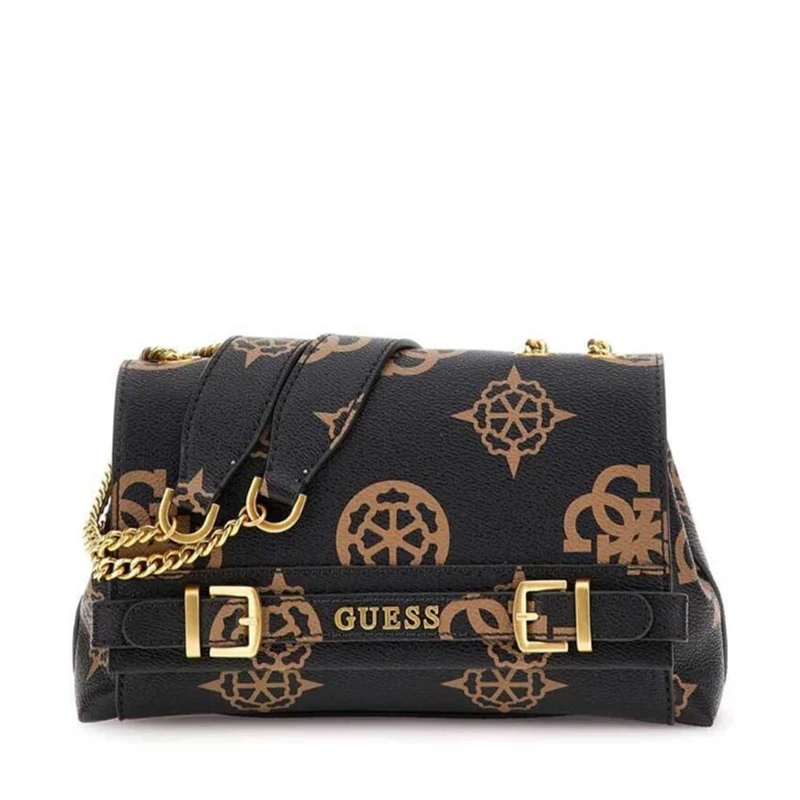 Borsa Donna a Tracolla GUESS Linea Sestri Logo colore Mocha Logo
