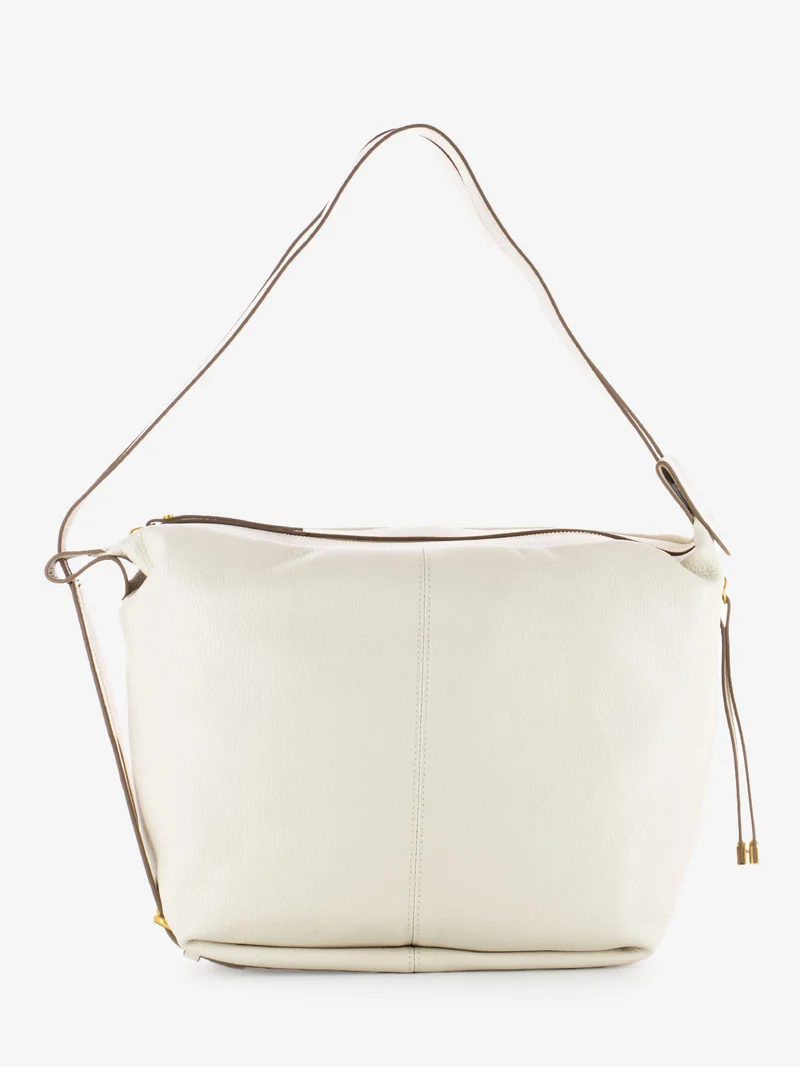 Zaino in pelle Guia convertibile marble bianco