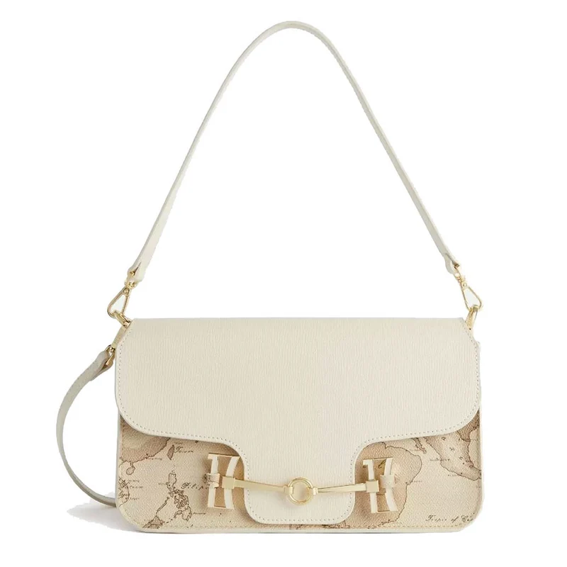 Baguette Bag 1A Classe Alviero Martini linea Marina Bag Geo Safari e Avorio GZ98