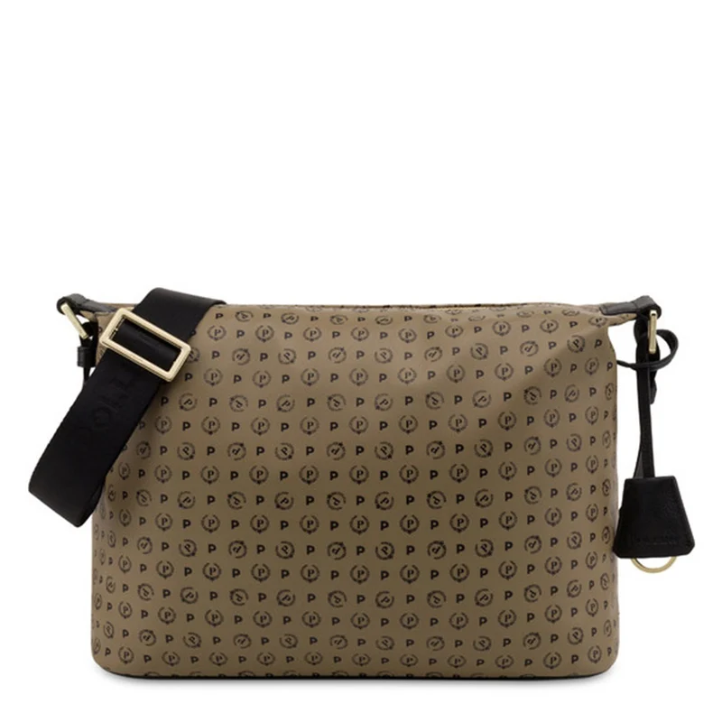 Borsa Donna a Spalla a Tracolla POLLINI linea Heritage Soft Touch color Taupe