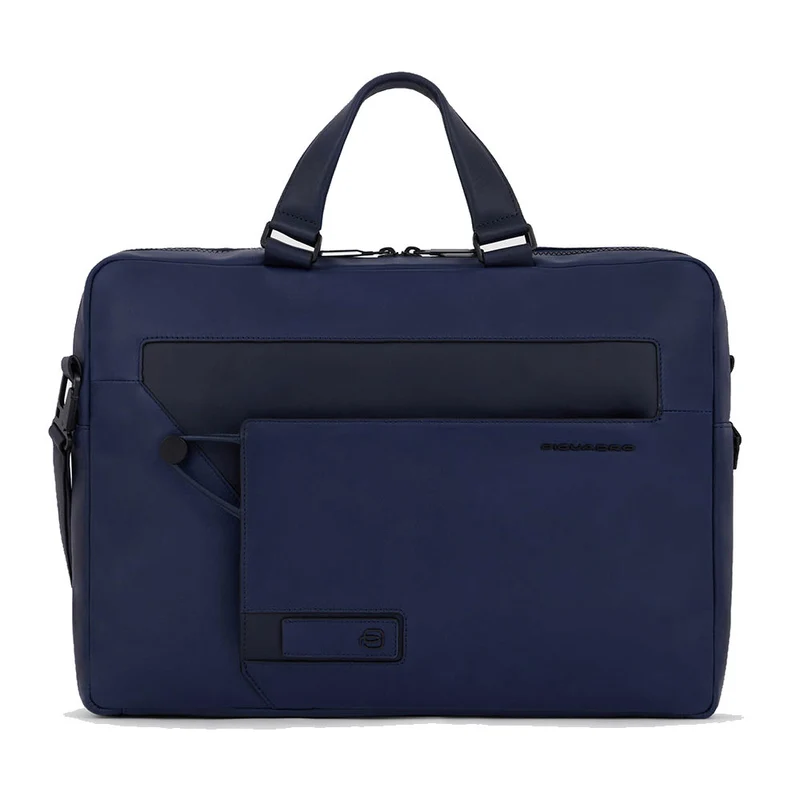 Cartella Porta Pc 15,6" PIQUADRO in Pelle Blu Linea Aye - CA6203W119