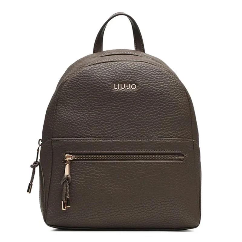 Zaino Donna LIU JO Better Ecosostenibile Effetto Bottalato Moro Light AF3161