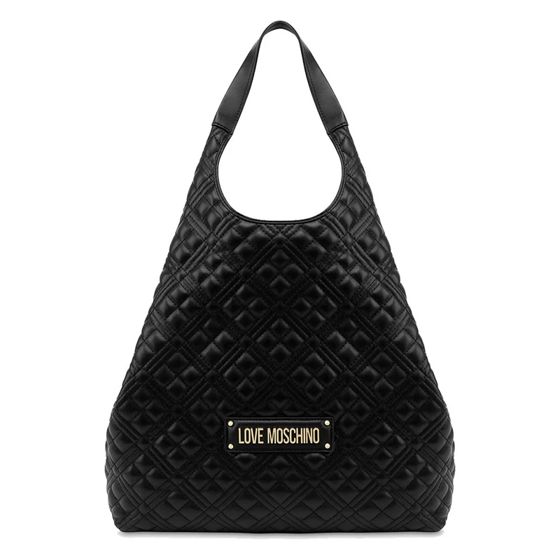 Shopping Bag Donna Trapunta LOVE MOSCHINO linea Logo Lettering colore Nero