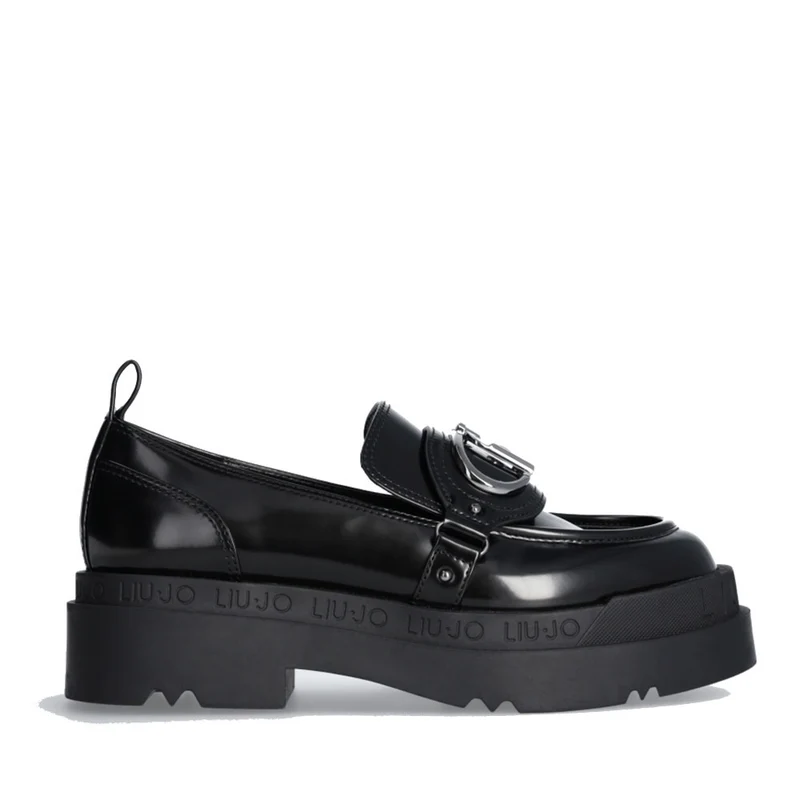 Scarpe Donna LIU JO Love 41 Mocassino Platform Nero