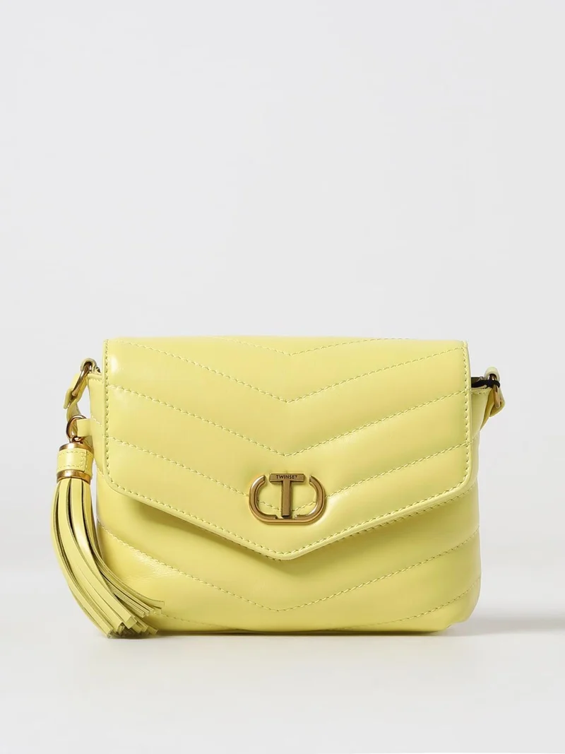 TWINSET TRACOLLA PICCOLA CON PATTA IN PELLE