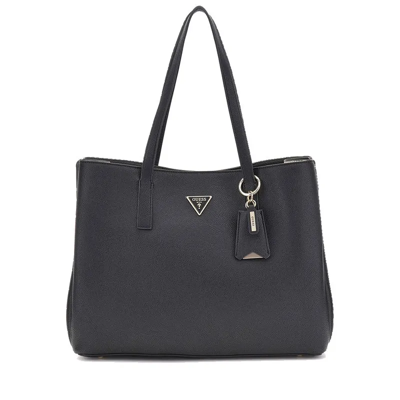 Borsa Donna a Spalla Shopper GUESS Linea Meridian colore Black