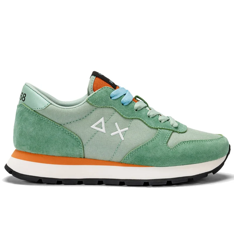 Scarpe Donna Sun68 Sneakers Ally Solid Nylon Verde Salvia - Z43201