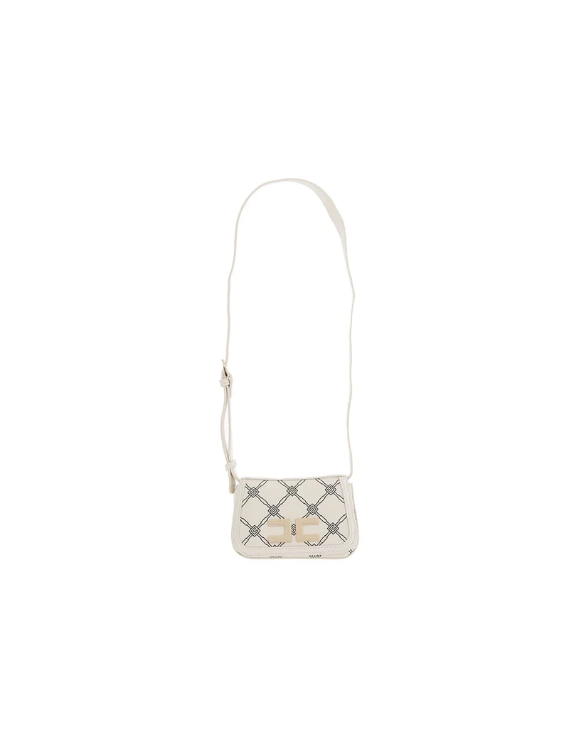 ELISABETTA FRANCHI La Mia Bambina BORSA TRACOLLA CON STAMPA LOSANGA LOGO