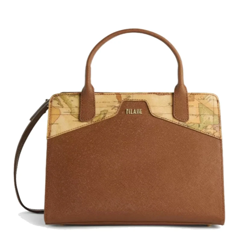 Borsa Donna a Mano Piccola 1A Classe Alviero Martini linea Glam City color Castagna GV68