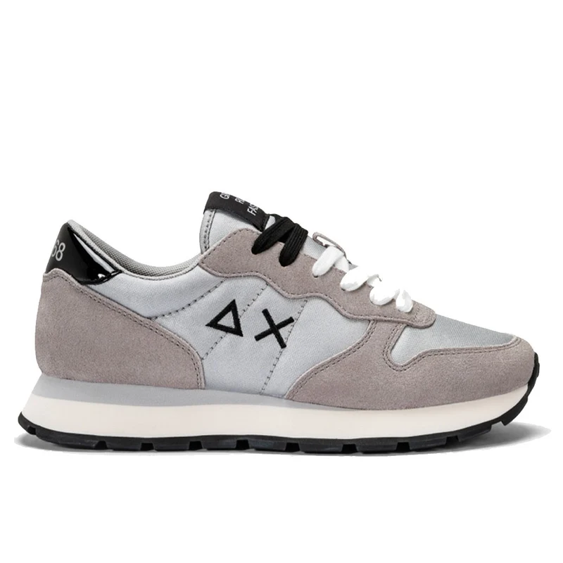 Scarpe Donna Sun68 Sneakers Ally Bright Nylon Colore Argento