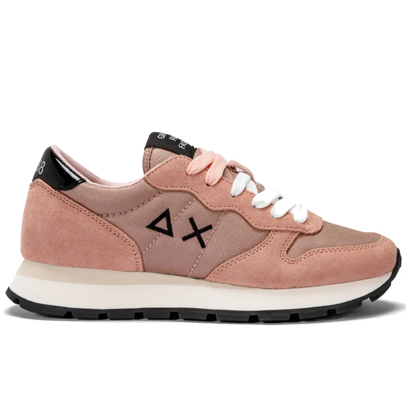 Scarpe Donna Sun68 Sneakers Ally Bright Nylon Colore Rosa