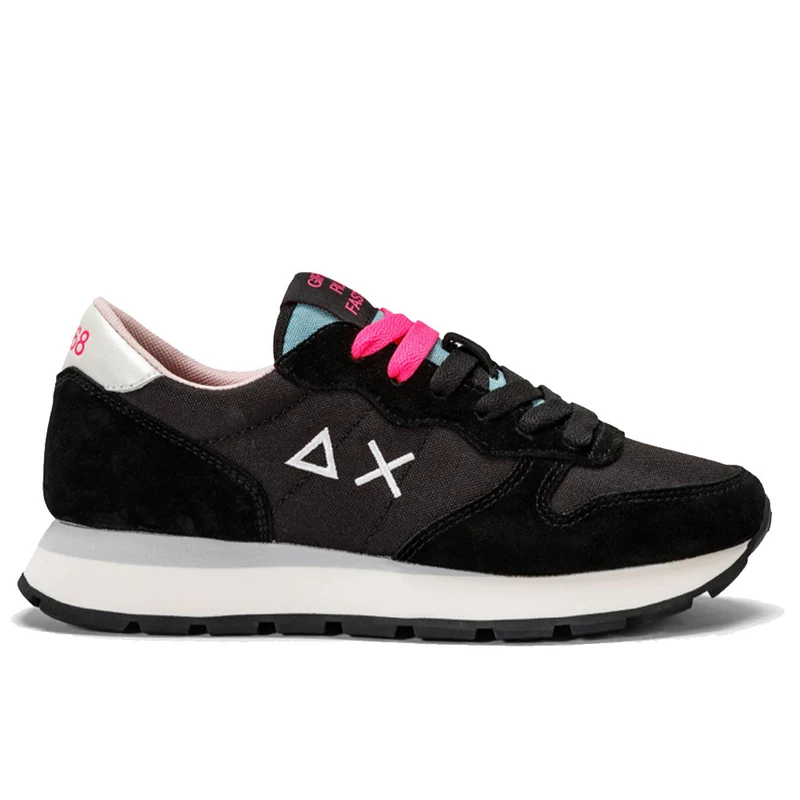 Scarpe Donna Sun68 Sneakers Ally Solid Nylon Nero - Z43201