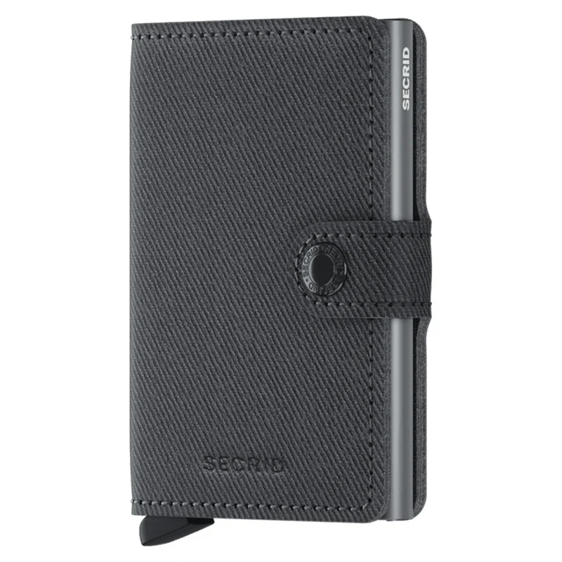 Porta Carte con Clip SECRID in Pelle linea Twist Grey con RFID