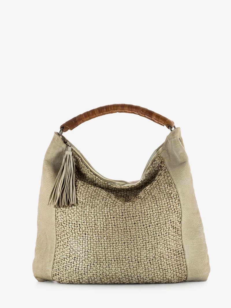 Borsa Groove intrecciata corda