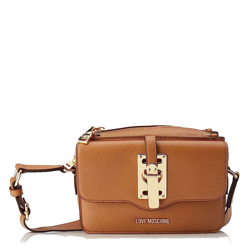 Borsa Donna a Tracolla LOVE MOSCHINO color Cammello JC4317