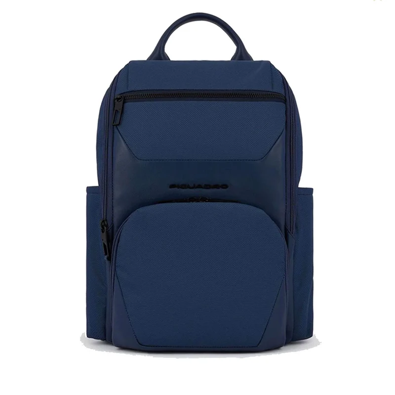 Zaino PIQUADRO porta PC 13,3" in Nylon Riciclato Linea Gio Colore Blu - CA6013S124
