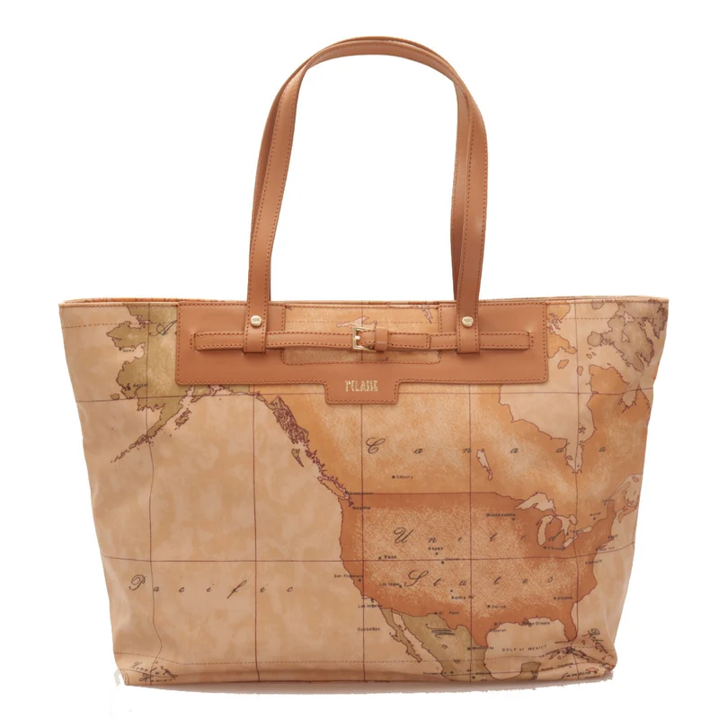 Borsa Donna Shopping 1A Classe Alviero Martini linea Selene Soft Geo Classic e Noce GU67
