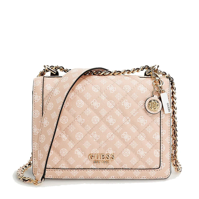 Borsa Donna a Tracolla GUESS Linea Abey Colore Light Rose Logo