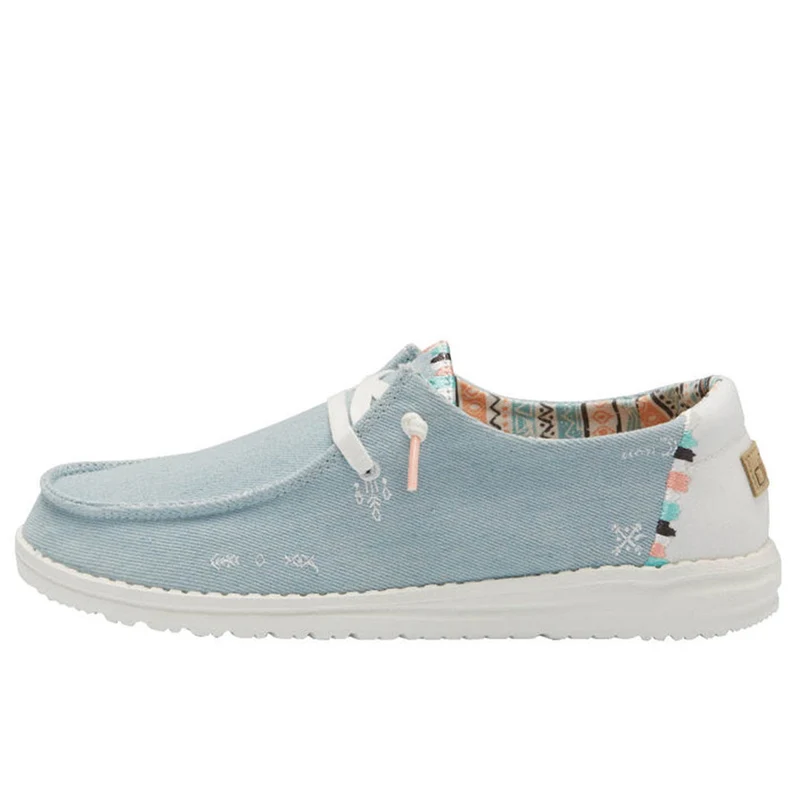 Scarpe Donna HEY DUDE linea Wendy Boho Colore Light Denim