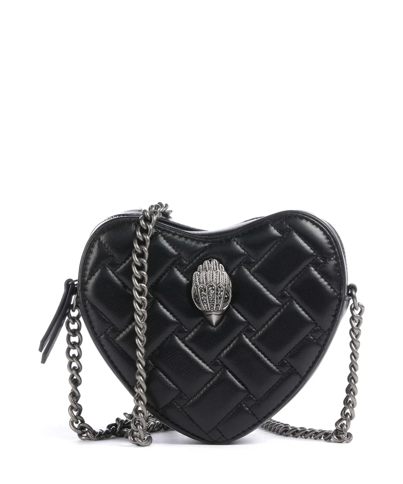 Kurt Geiger Kensington Heart Borsa a tracolla black