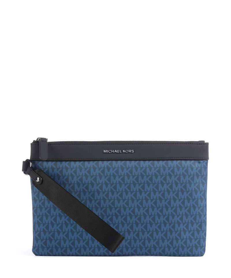Michael Kors Brooklyn Borsa da polso river blue
