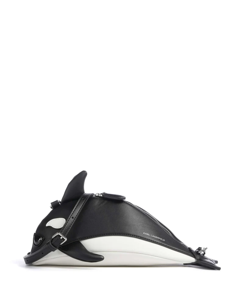 Karl Lagerfeld Ikon Orka Borsa a tracolla black