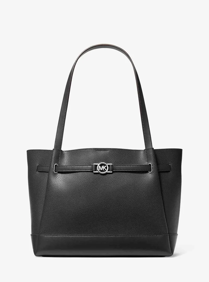 MICHAEL KORS LG BELTED T0TE LEATHER REED