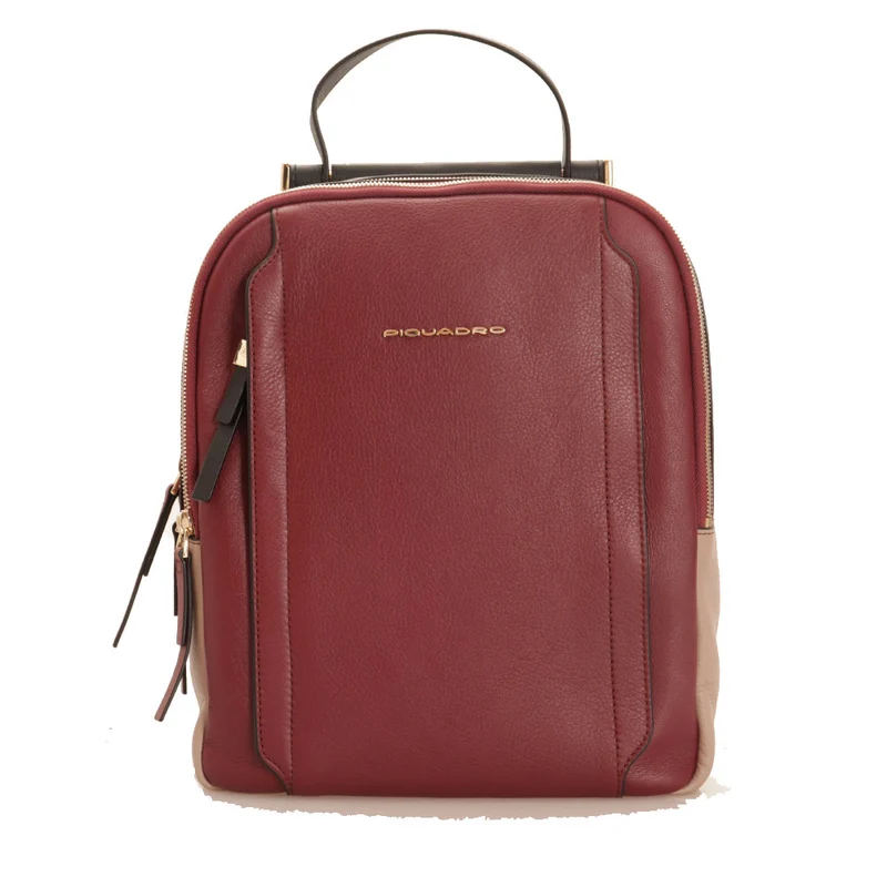 Zaino Donna Porta Pc e Tablet PIQUADRO linea Circle in Pelle Rossa - CA5566W92