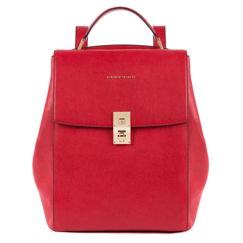 Zaino Donna Porta iPad PIQUADRO linea Dafne in Pelle Rossa CA5278DF