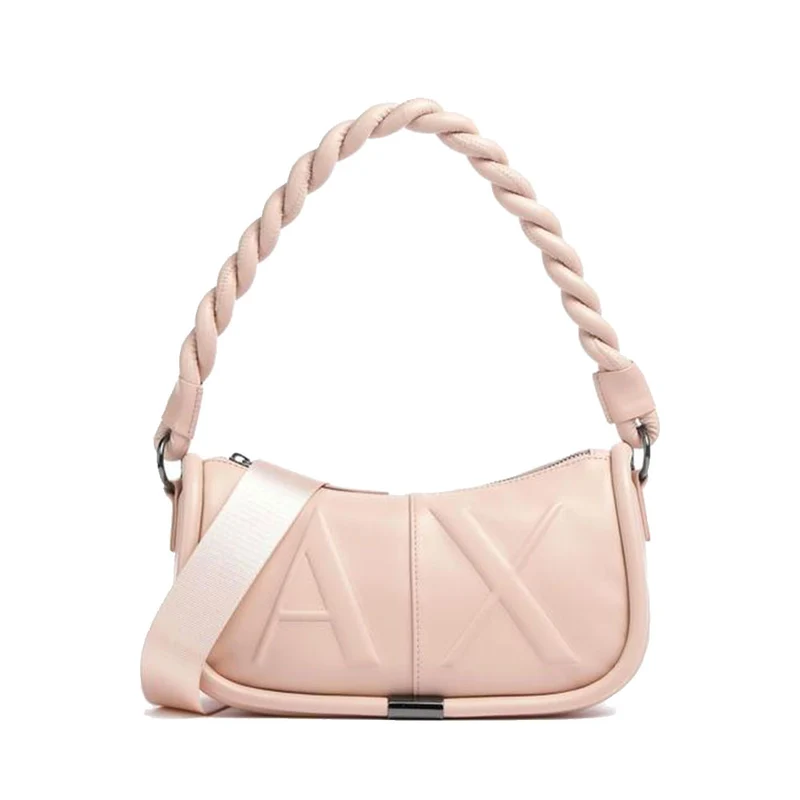 Borsa Donna a Spalla Armani Exchange Con Manico Intrecciato Colore Lady Misura Piccola