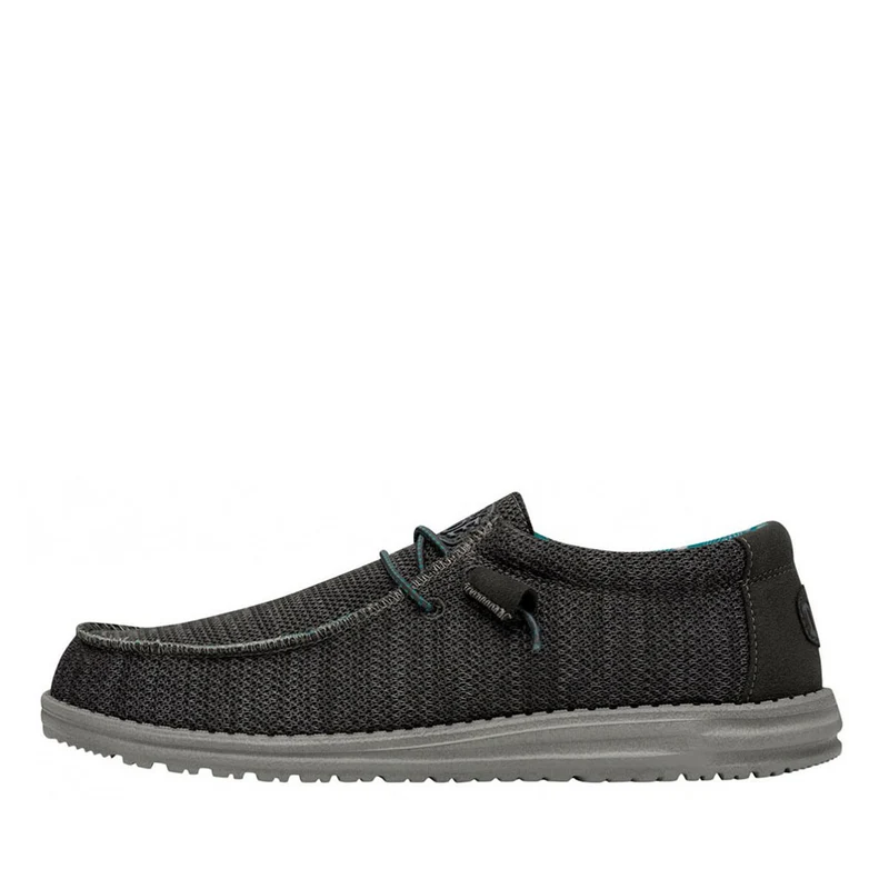Scarpe Uomo HEY DUDE linea Wally Sox colore Charcoal