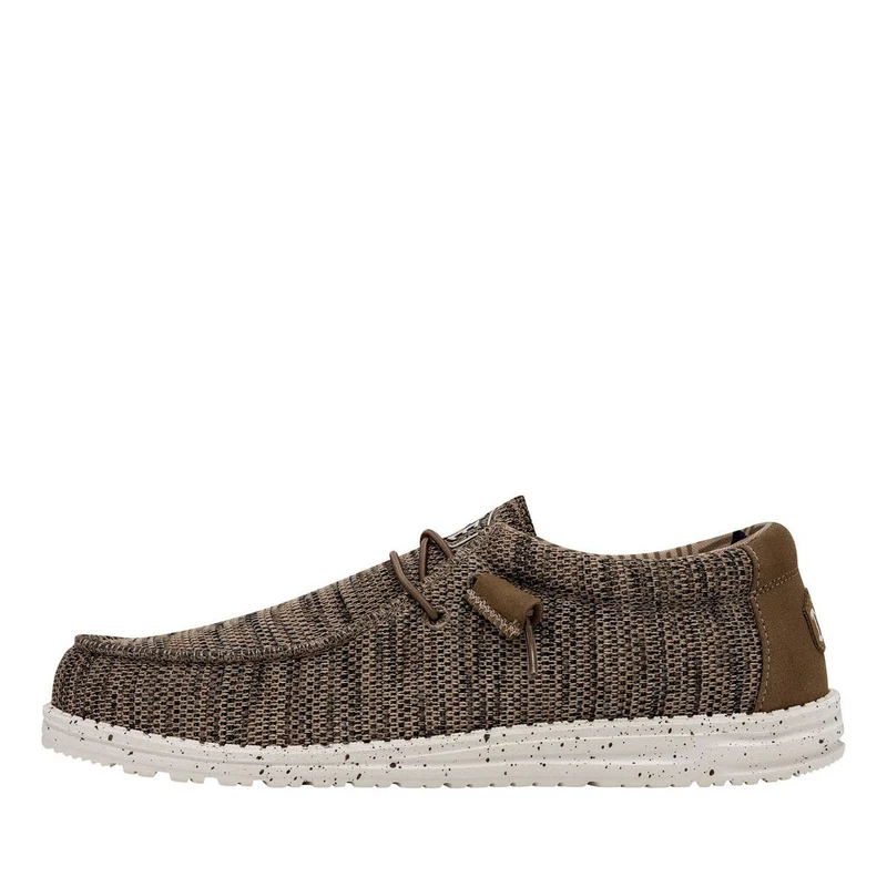 Scarpe Uomo HEY DUDE linea Wally Sox colore Brown 255