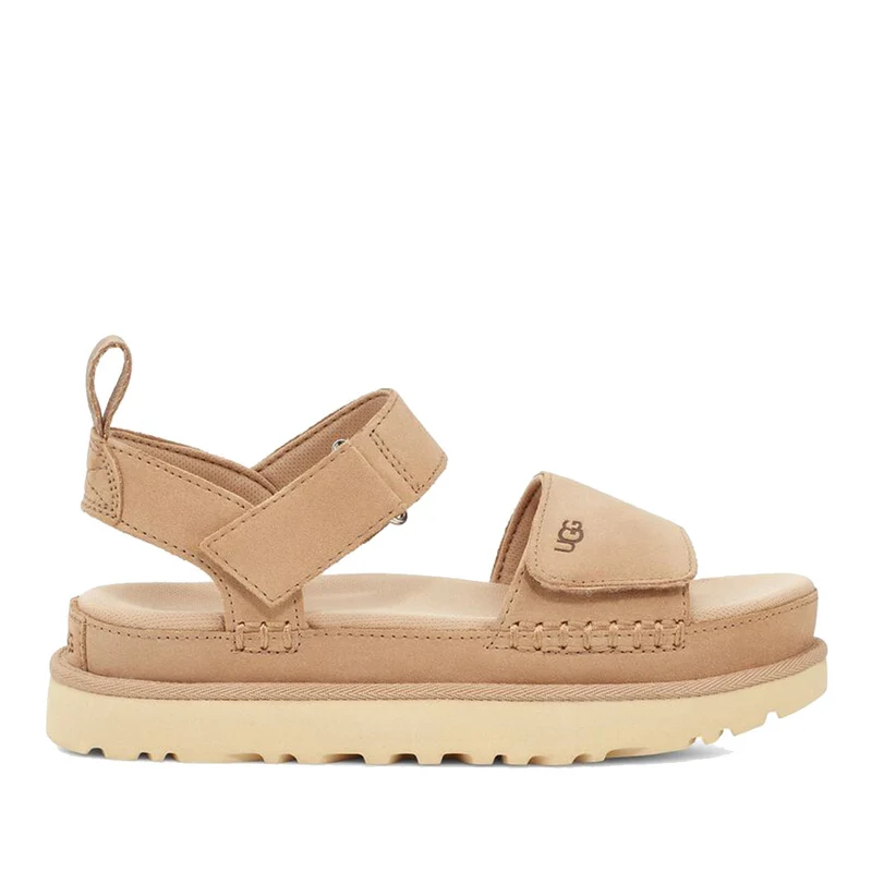 Scarpe Donna UGG Sandali linea Goldenstar in Camoscio colore Driftwood